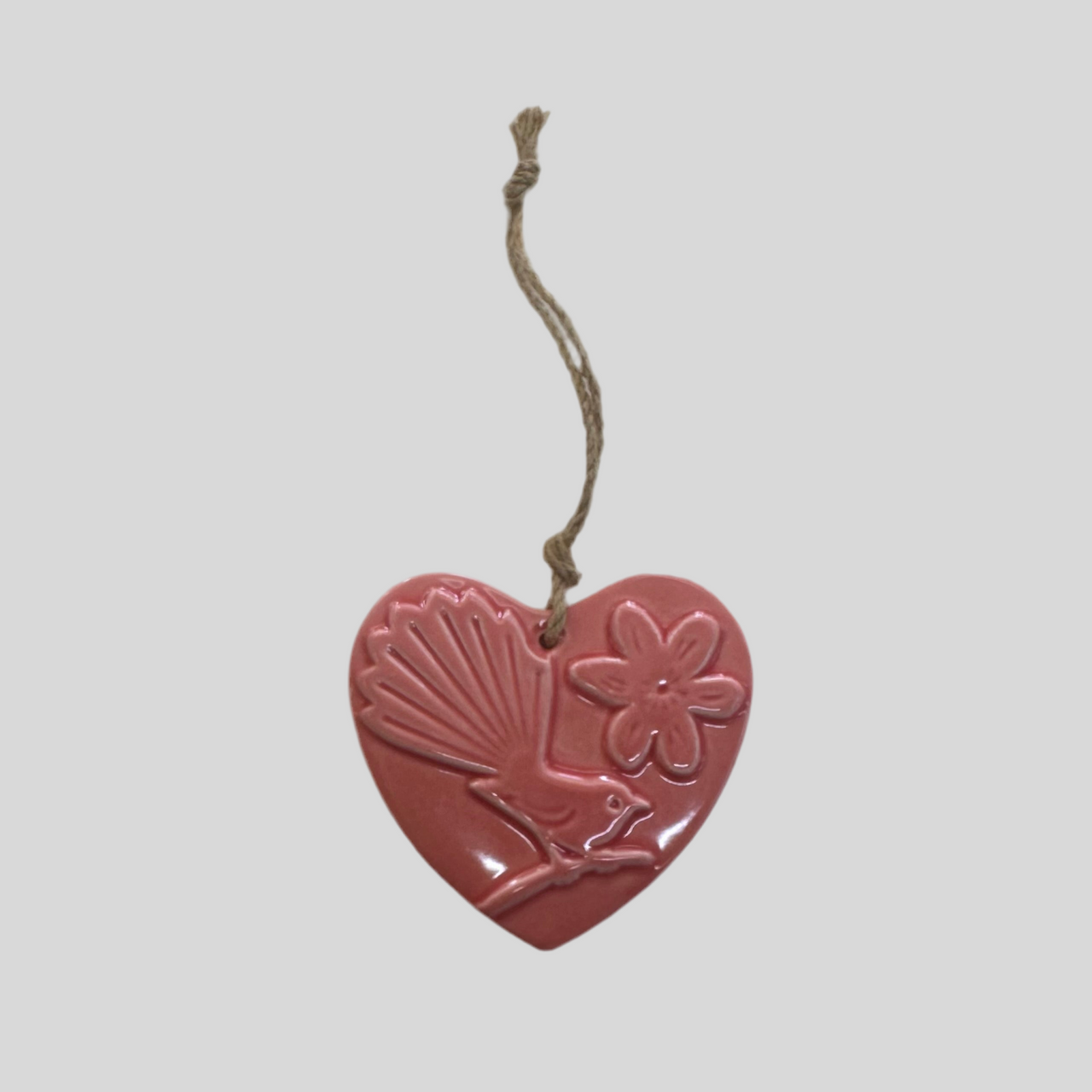 Fantail Ceramic Heart