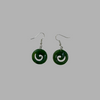 Te Wahi Pounamu Closed Koru Earring