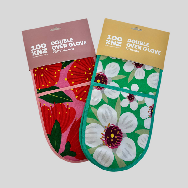 Bright Botanical Oven Glove