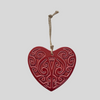 Kowhaiwhai Ceramic Heart