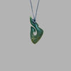 Te Wahi Pounamu Angular Hei Matau (Hook) 59mm