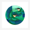 Kathryn Furniss Circle Print 'Sacred'