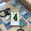 Te Wahi Pounamu Angular Hei Matau (Hook) 59mm