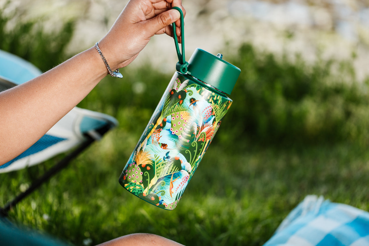 Wahine in Water 1L Drink Bottle