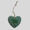 Kiwi Koru Ceramic Heart