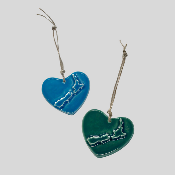 New Zealand Ceramic Heart