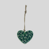 Koru Pattern Ceramic Heart