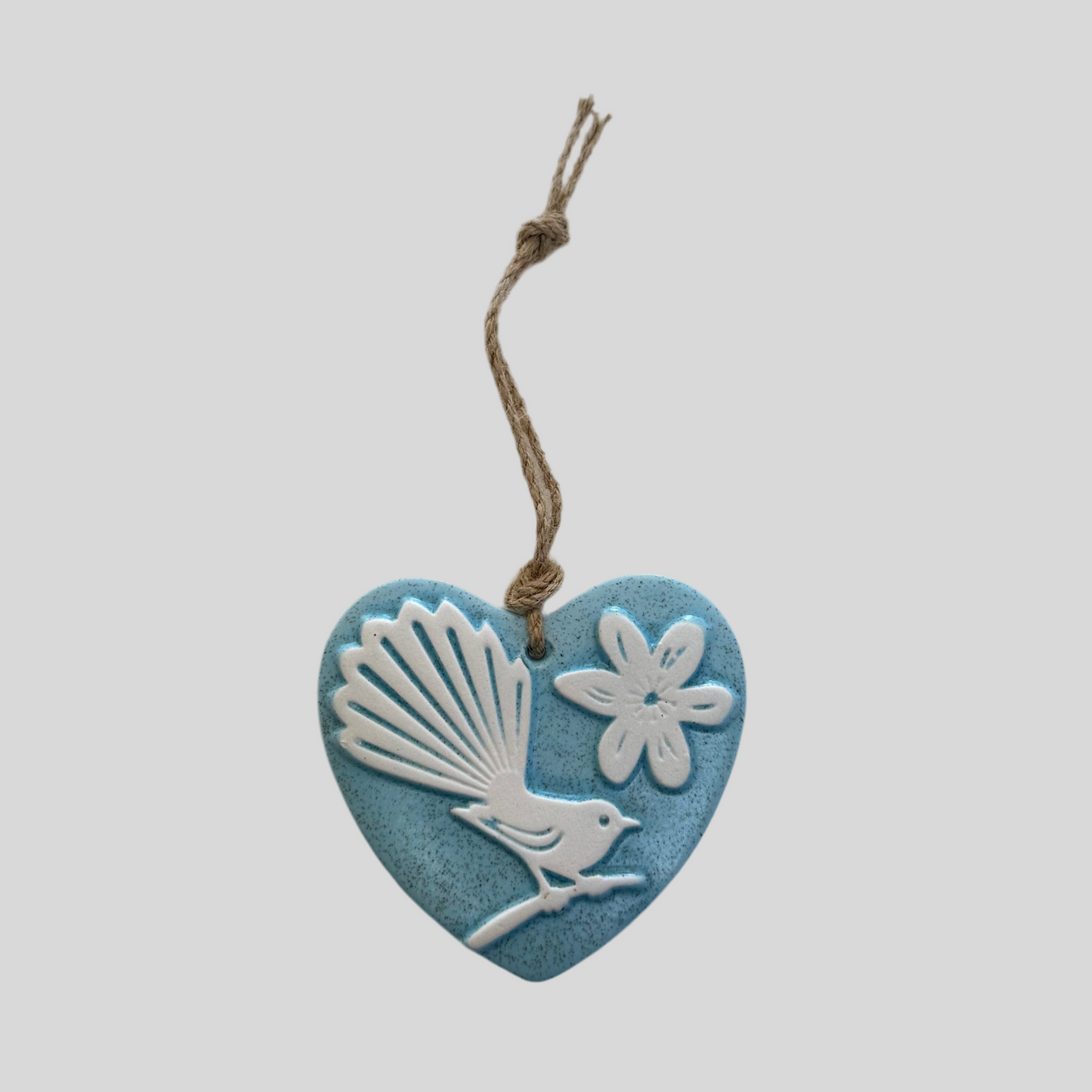 Fantail Ceramic Heart