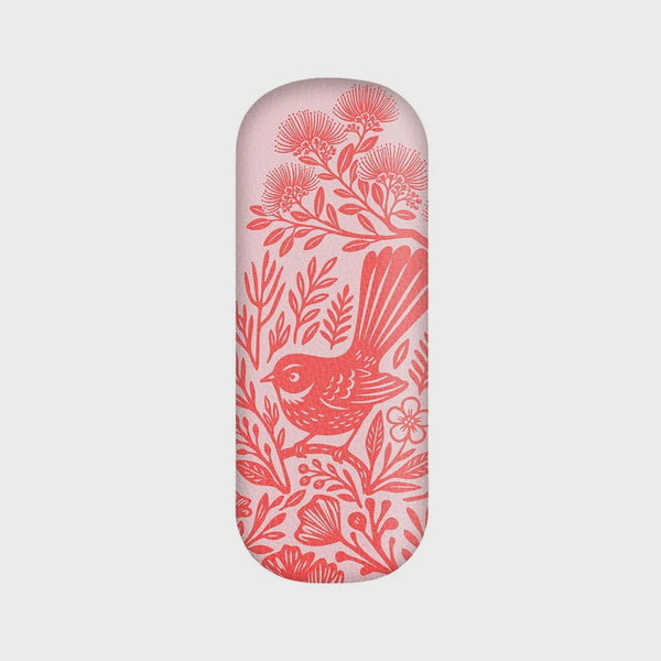 Woodcut Fantail Glasses Case