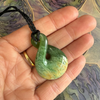 Stunning Te Wahi Pounamu Single Flat Pikorua (Twist)
