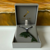 Greenstone Dolphin with braid cord