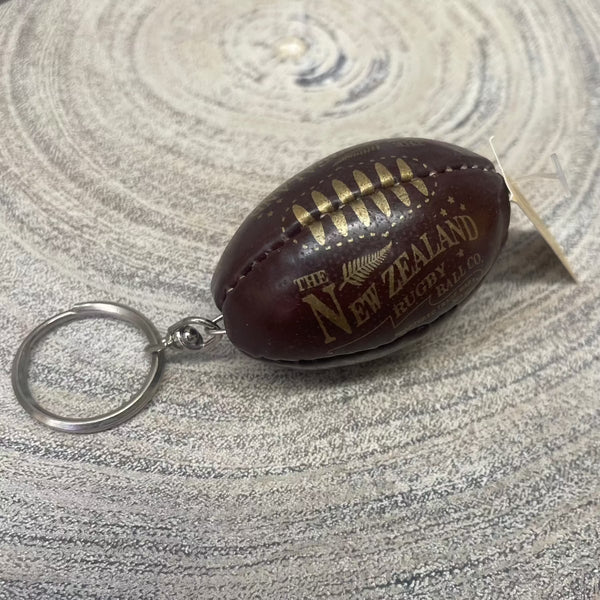 NZ Rugby Ball Keyring