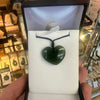 Greenstone Heart Necklace 20mm