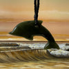 Greenstone Dolphin with braid cord