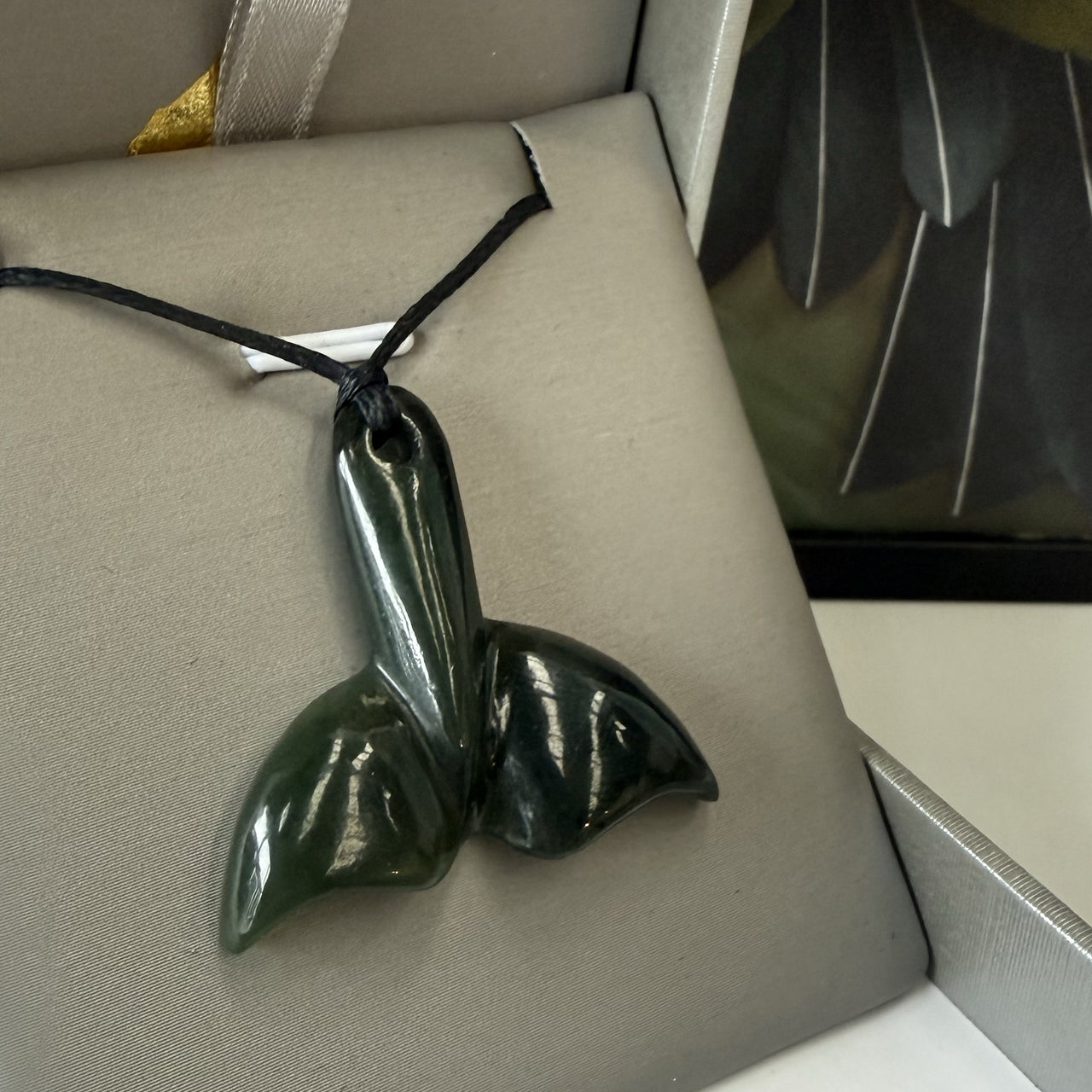Nephrite Greenstone Whale Tail