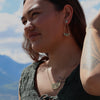 Maunga-nui Breastplate Gold Earrings