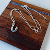 S/S & Paua or MoP 20mm Necklace Hook