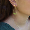 Niho Breastplate Gold Earrings