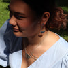 Niho Breastplate Silver Earrings