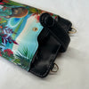 Cell Phone Bag Flat Sided Kiwi in flowers