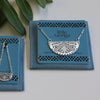 Maunga-nui Breastplate Silver Necklace