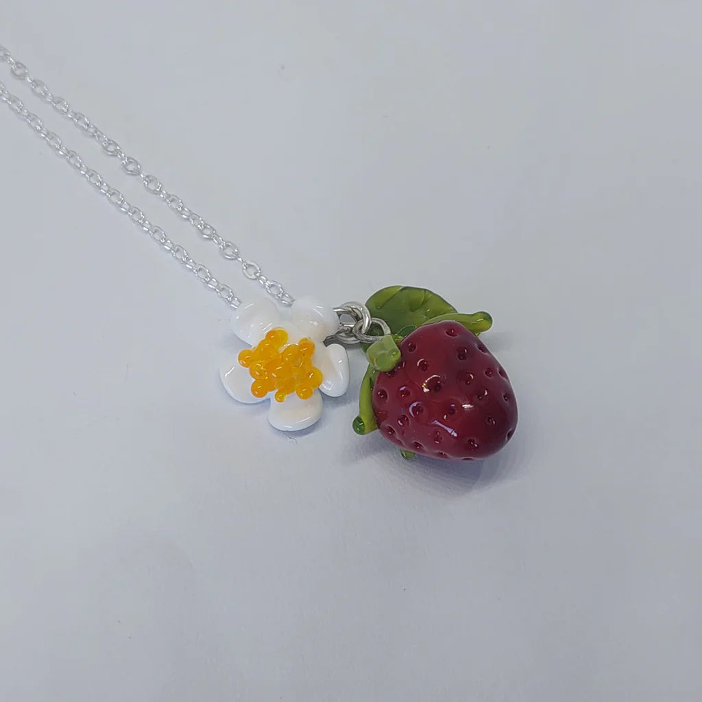 Summer Fruit Glass Necklaces