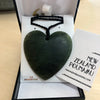 Westland Greenstone - Large Heart 50mm