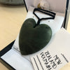 Westland Greenstone - Large Heart 50mm