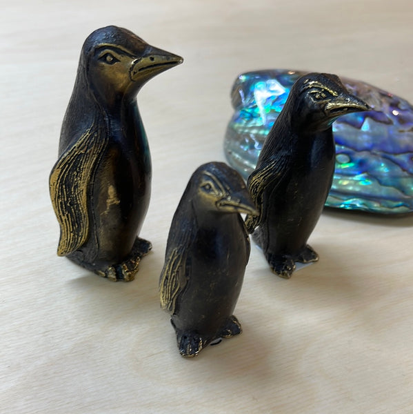 Bronze Penguin Ornaments